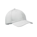 White - Front - MidOcean Bahamas Cotton 6 Panel Baseball Cap