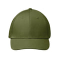 Army Green - Side - MidOcean Bahamas Cotton 6 Panel Baseball Cap