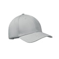 Silver - Front - MidOcean Bahamas Cotton 6 Panel Baseball Cap