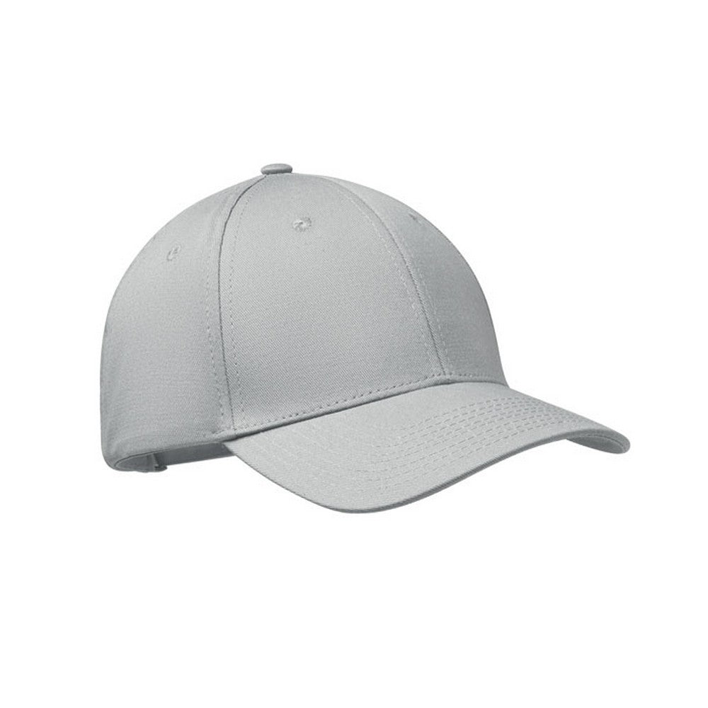 Silver - Front - MidOcean Bahamas Cotton 6 Panel Baseball Cap