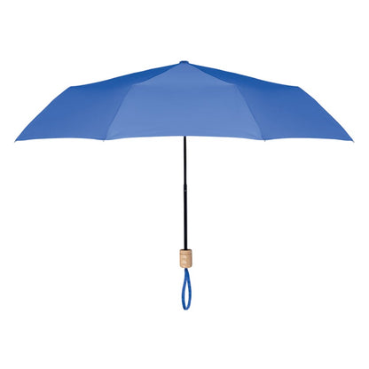 Royal Blue - Front - MidOcean Tralee RPET Folding Umbrella