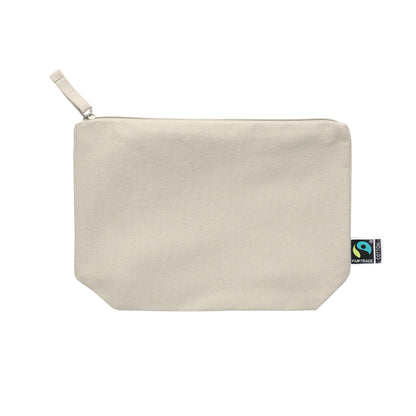 Beige - Back - MidOcean Osole Cos Fairtrade Cosmetic Bag