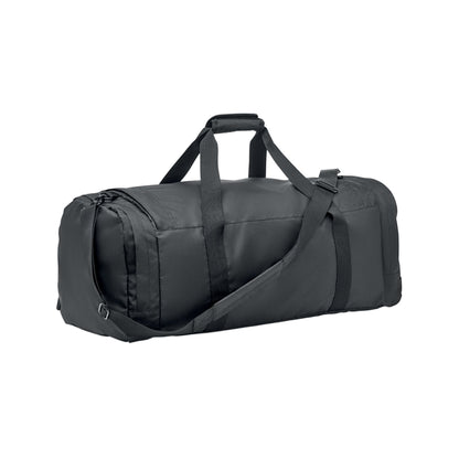 Black - Back - MidOcean Valley Large RPET Sport Duffle Bag