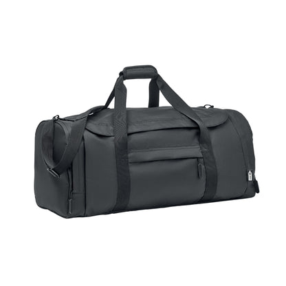 Black - Front - MidOcean Valley Large RPET Sport Duffle Bag