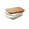 Transparent - Back - MidOcean Canoa Borosilicate Glass Lunch Box