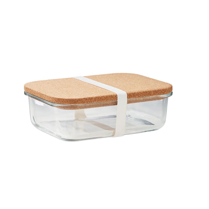 Transparent - Front - MidOcean Canoa Borosilicate Glass Lunch Box