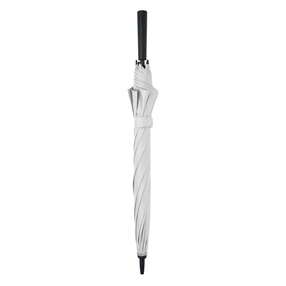 White - Pack Shot - MidOcean Seatle Windproof Stick Umbrella