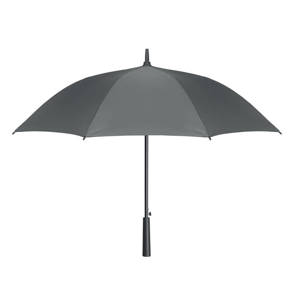 Grey - Front - MidOcean Seatle Windproof Stick Umbrella