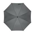 Grey - Back - MidOcean Seatle Windproof Stick Umbrella