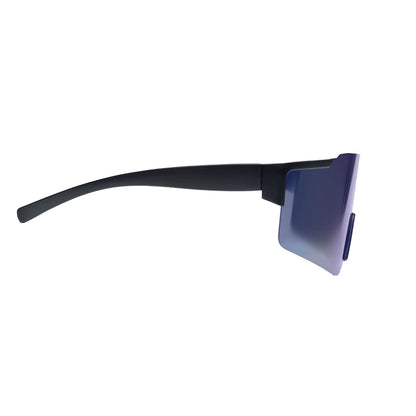 Blue - Back - MidOcean Shine Mirrored Sport Sunglasses