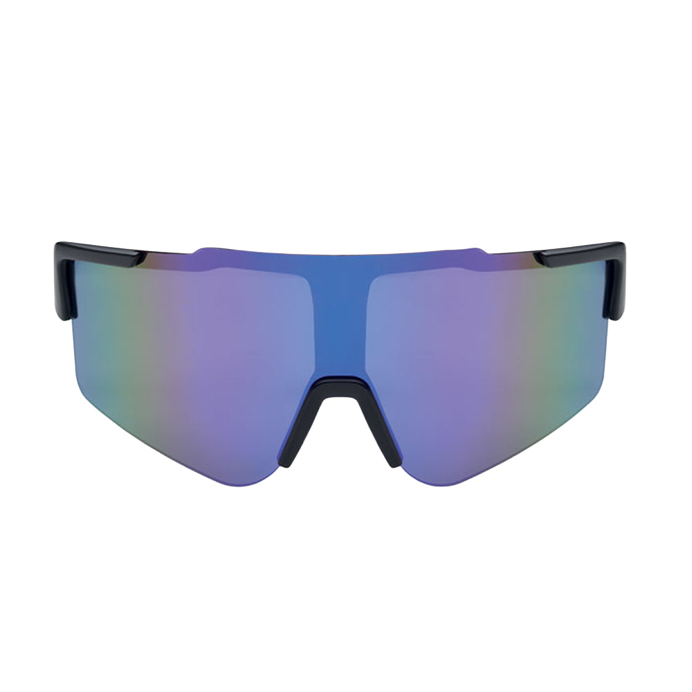 Blue - Side - MidOcean Shine Mirrored Sport Sunglasses