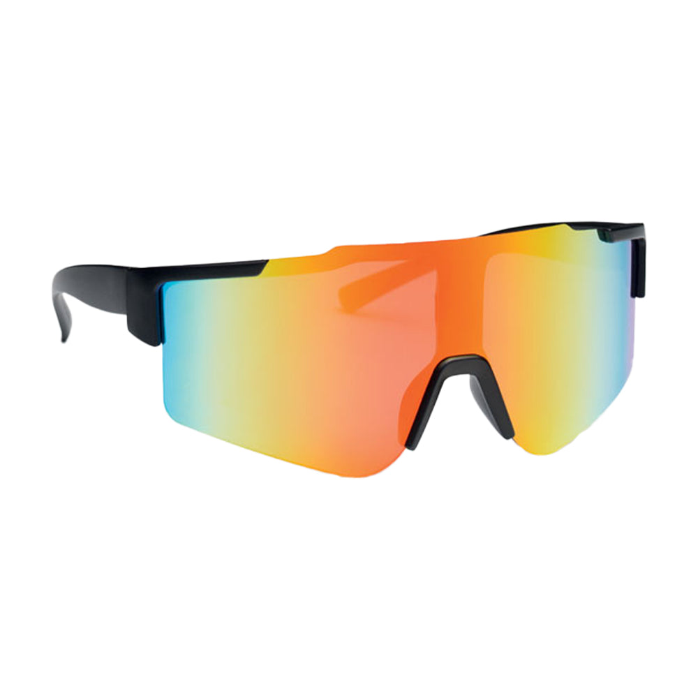 Multicoloured - Front - MidOcean Shine Mirrored Sport Sunglasses