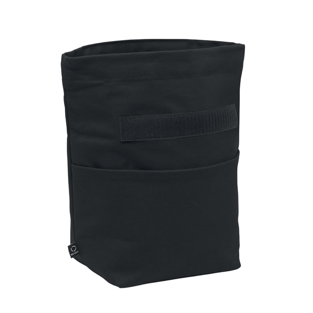 Black - Back - MidOcean Recoba Colour Recycled Cotton Cooler Bag