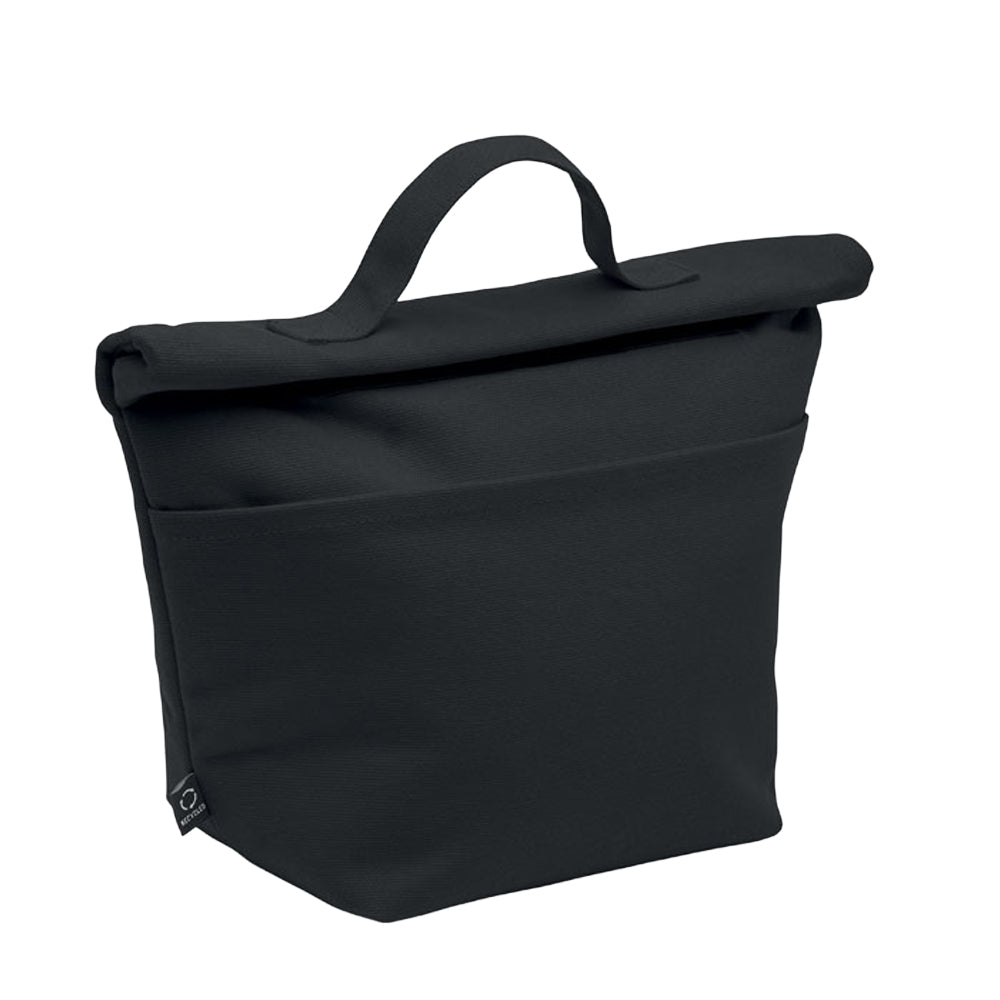 Black - Front - MidOcean Recoba Colour Recycled Cotton Cooler Bag