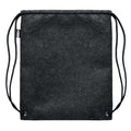 Stone Grey - Back - MidOcean Indico RPET Felt Drawstring Bag