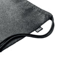 Stone Grey - Side - MidOcean Indico RPET Felt Drawstring Bag