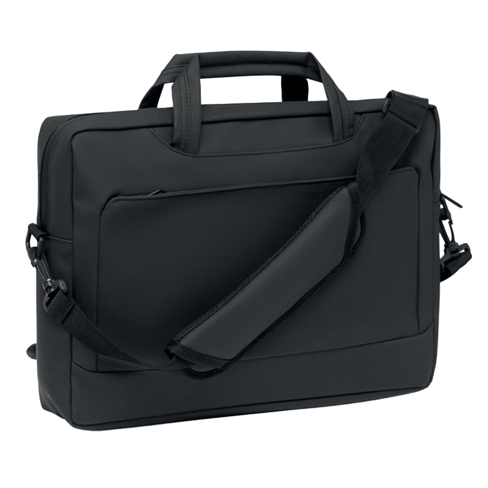 Black - Side - MidOcean London Laptop Bag
