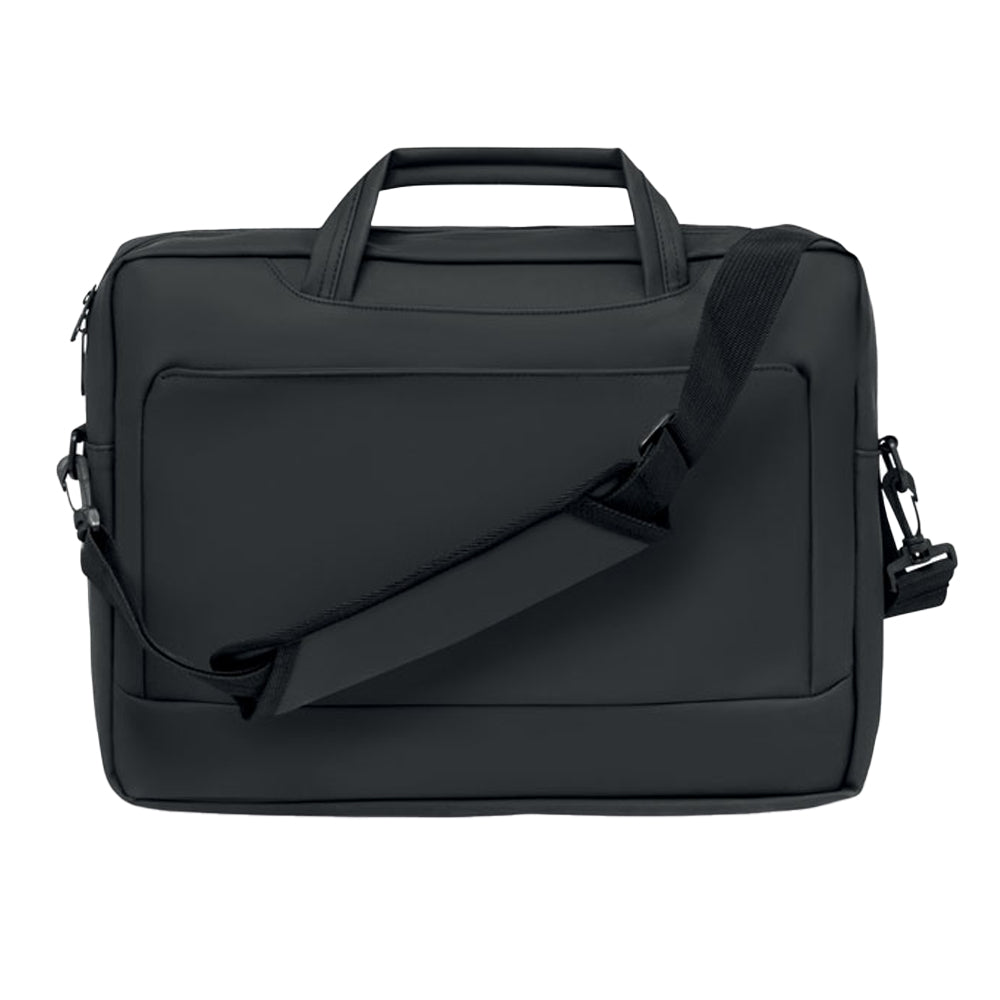 Black - Front - MidOcean London Laptop Bag