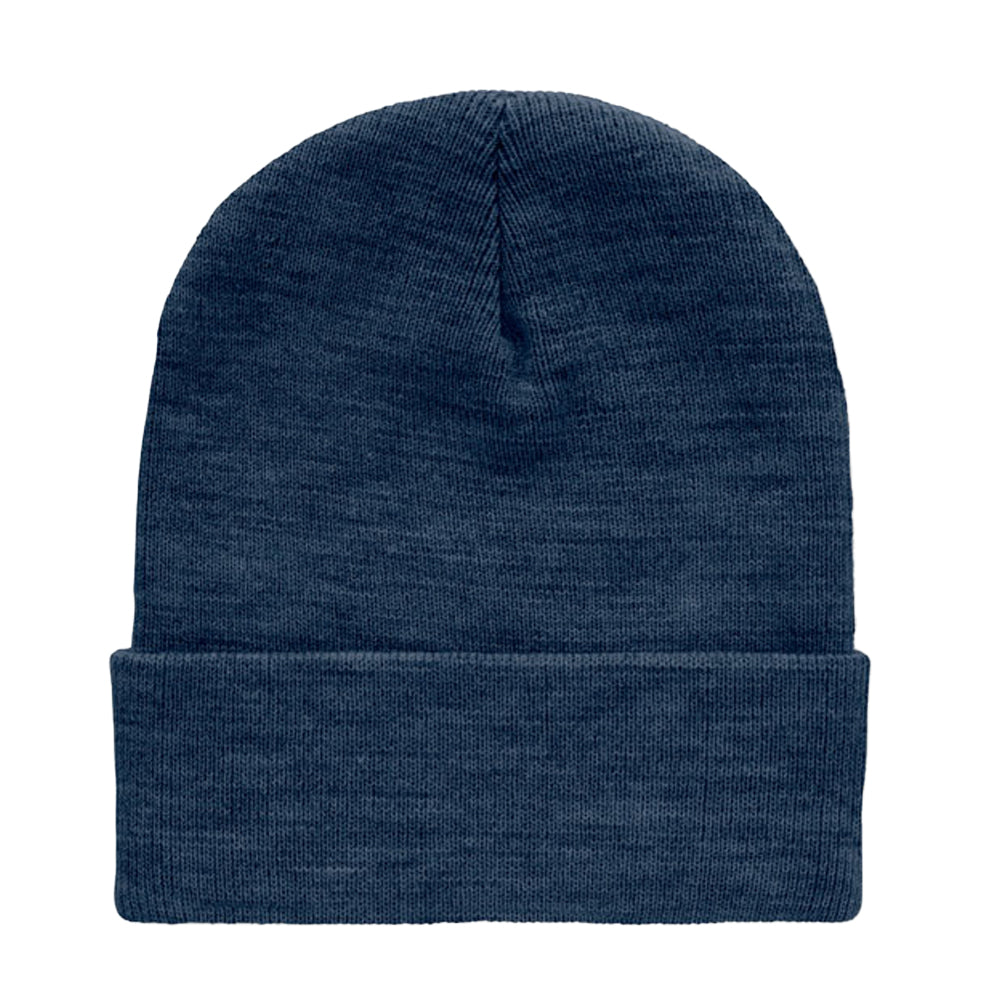 Blue - Front - MidOcean Unisex Adult Polo RPET Cuffed Beanie