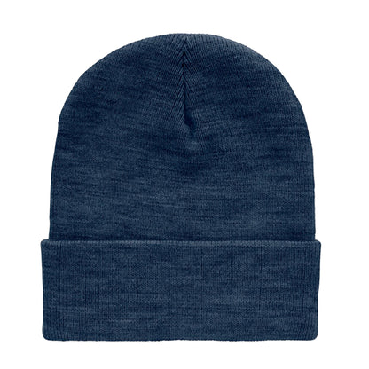 Blue - Front - MidOcean Unisex Adult Polo RPET Cuffed Beanie