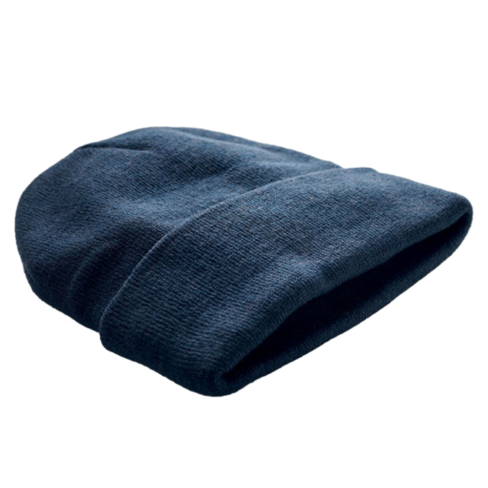 Blue - Back - MidOcean Unisex Adult Polo RPET Cuffed Beanie