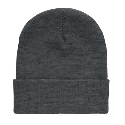 White-Black - Front - MidOcean Unisex Adult Polo RPET Cuffed Beanie
