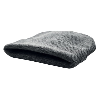 White-Black - Back - MidOcean Unisex Adult Polo RPET Cuffed Beanie