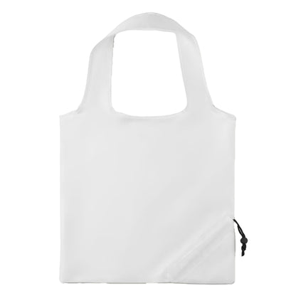 White - Front - MidOcean Fresa Polyester Foldable Shopper Bag