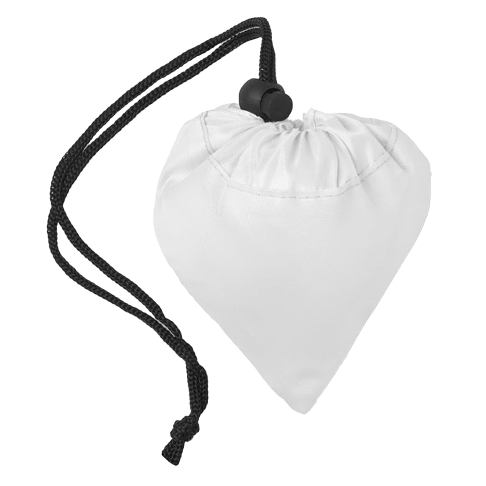 White - Back - MidOcean Fresa Polyester Foldable Shopper Bag