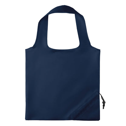 Blue - Front - MidOcean Fresa Polyester Foldable Shopper Bag
