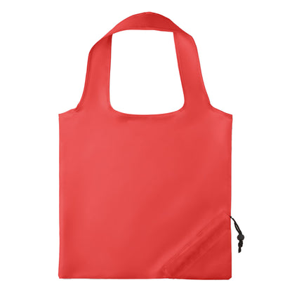 Red - Front - MidOcean Fresa Polyester Foldable Shopper Bag