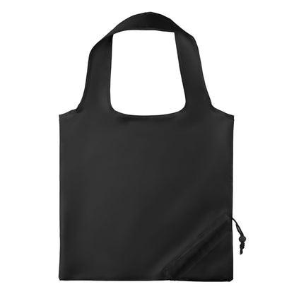 Black - Front - MidOcean Fresa Polyester Foldable Shopper Bag