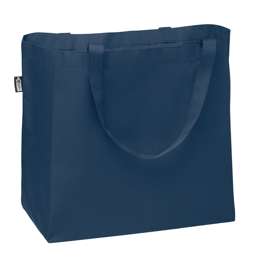 Blue - Front - MidOcean Fama RPET Shopper Bag