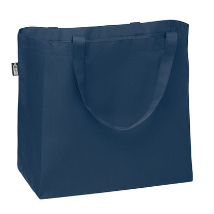 Blue - Front - MidOcean Fama RPET Shopper Bag
