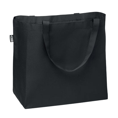 Black - Front - MidOcean Fama RPET Shopper Bag
