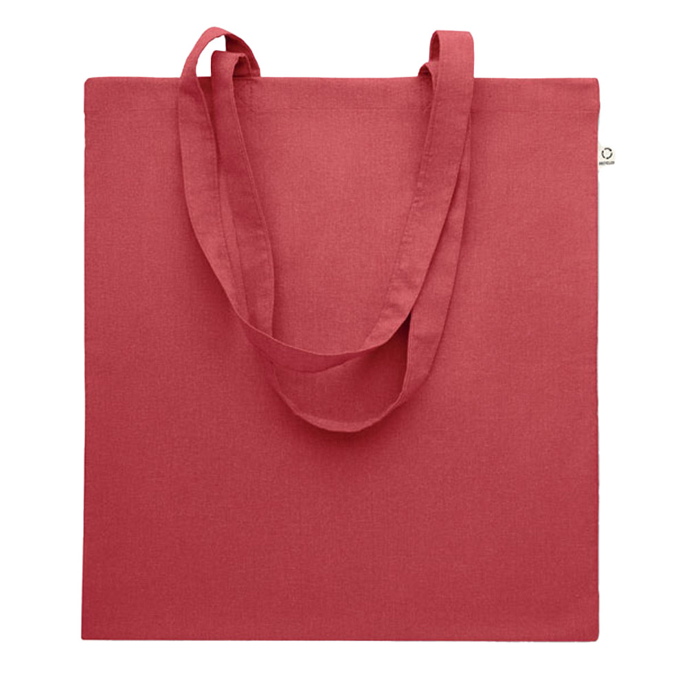 Red - Front - MidOcean Viveka Recycled Cotton Tote Bag