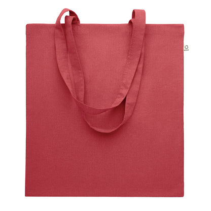 Red - Front - MidOcean Viveka Recycled Cotton Tote Bag