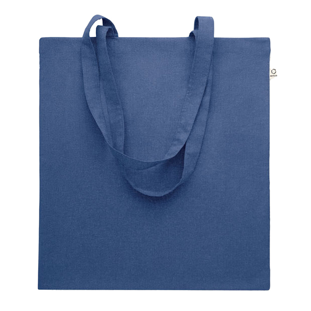 Royal Blue - Front - MidOcean Viveka Recycled Cotton Tote Bag