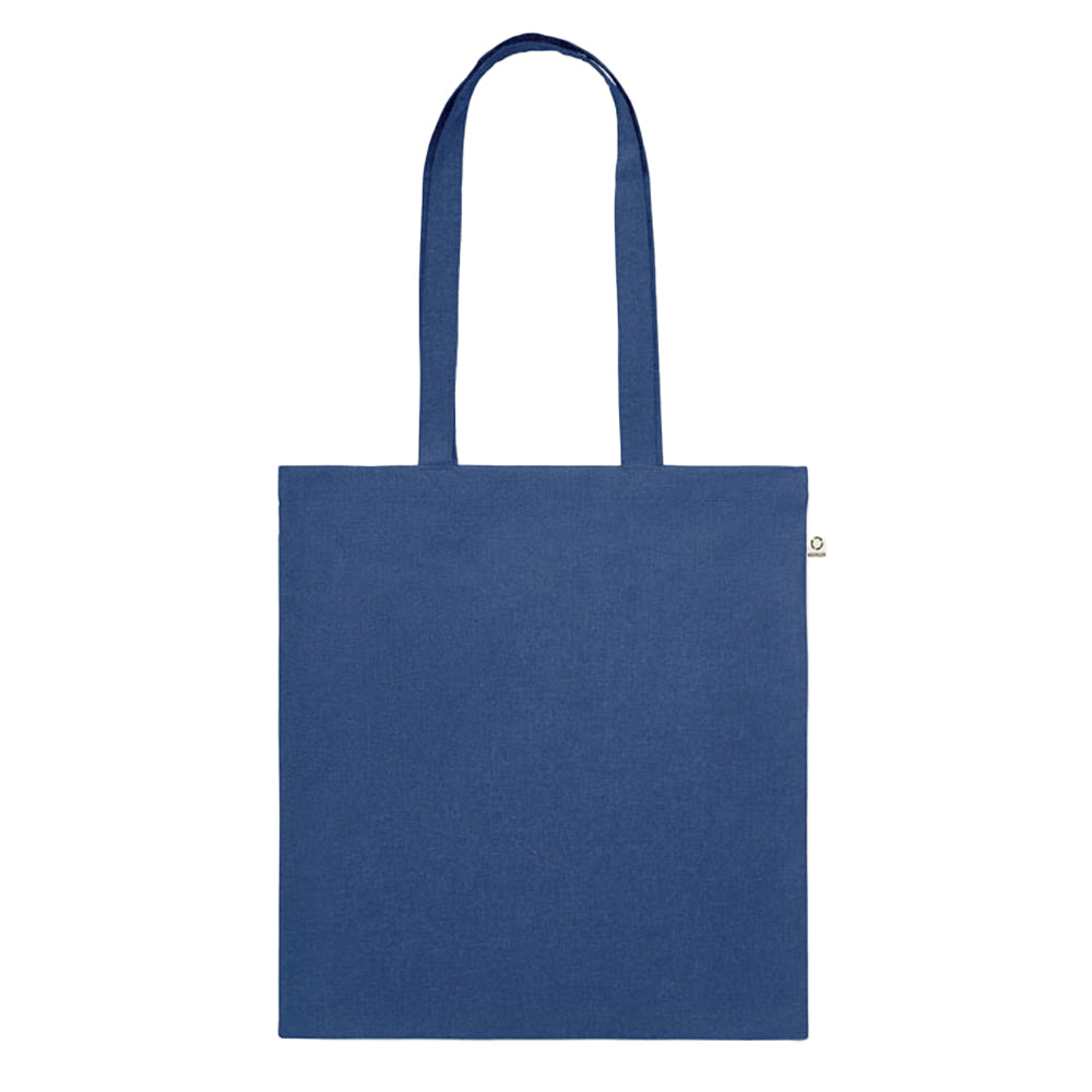 Royal Blue - Back - MidOcean Viveka Recycled Cotton Tote Bag