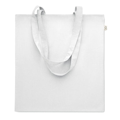 White - Front - MidOcean Viveka Recycled Cotton Tote Bag