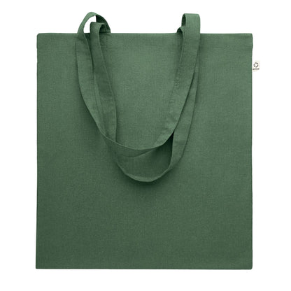 Dark Green - Front - MidOcean Viveka Recycled Cotton Tote Bag