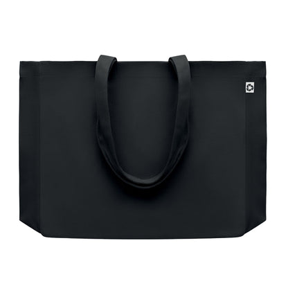 Black - Front - MidOcean Respect Recycled Canvas Bag