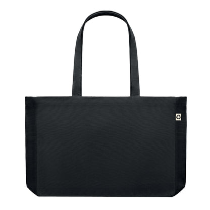Black - Back - MidOcean Respect Recycled Canvas Bag