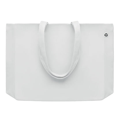 White - Front - MidOcean Respect Recycled Canvas Bag