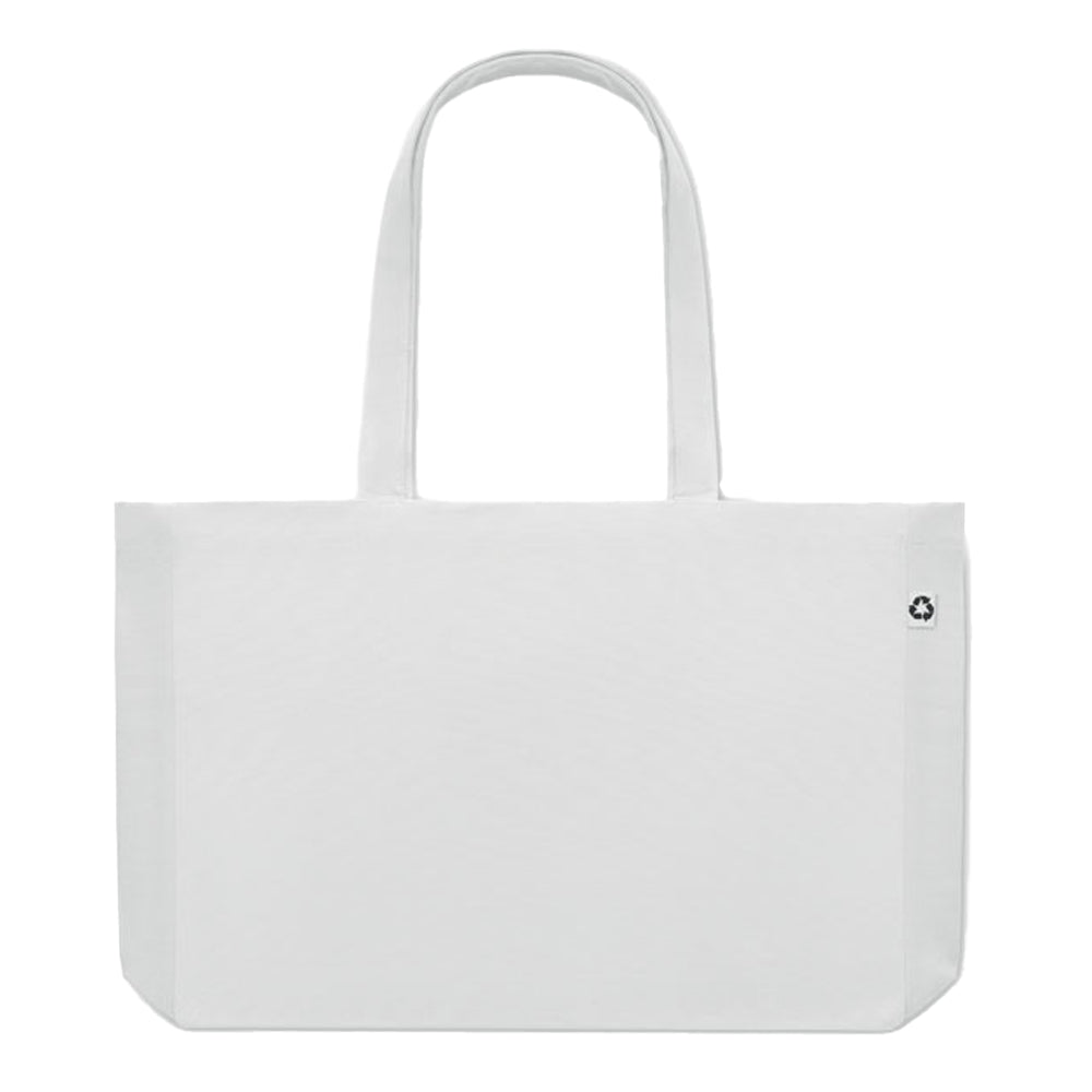 White - Back - MidOcean Respect Recycled Canvas Bag