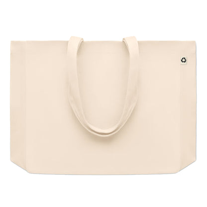 Beige - Front - MidOcean Respect Recycled Canvas Bag