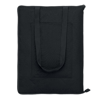 Black - Back - MidOcean Pacam Foldable Picnic Blanket