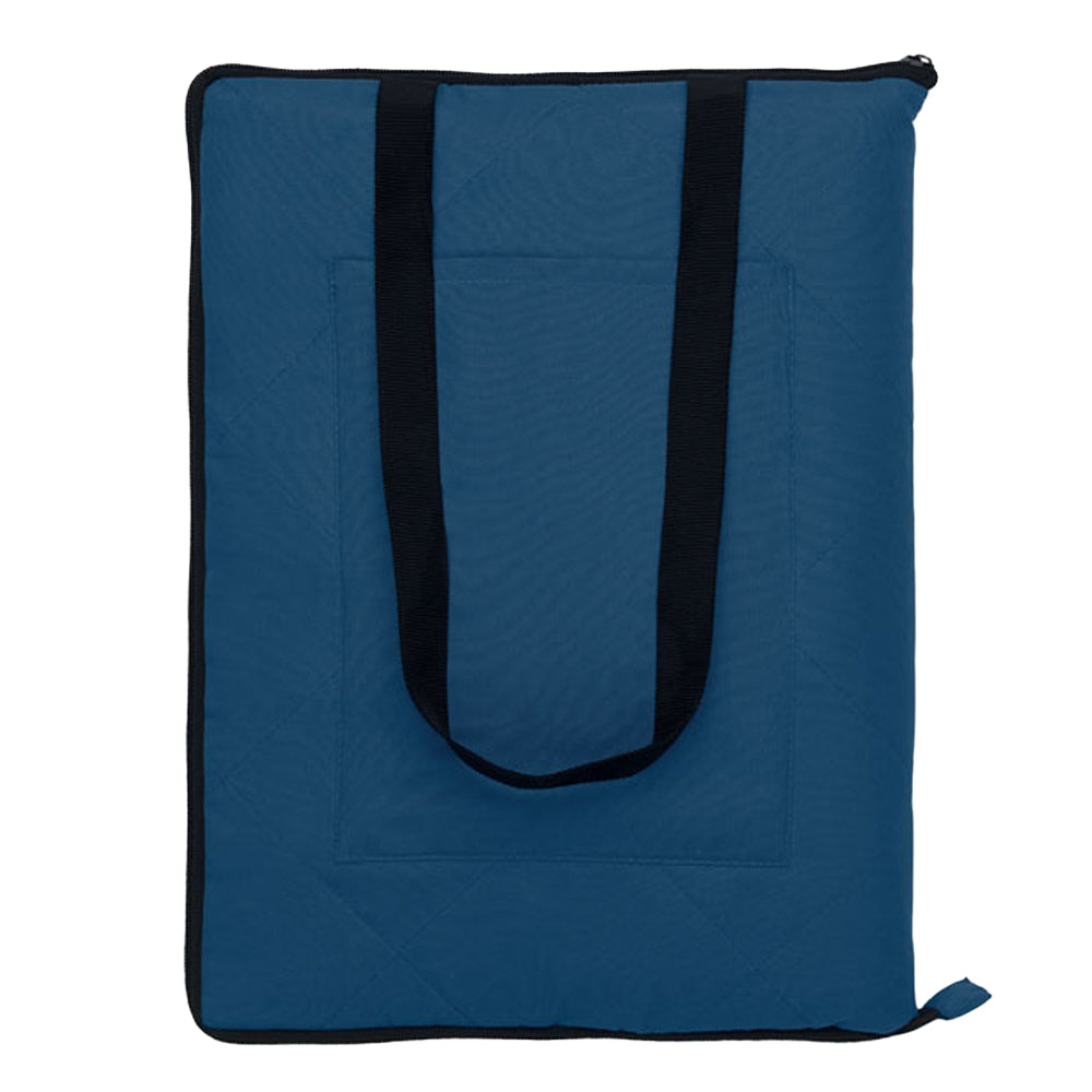 Blue - Back - MidOcean Pacam Foldable Picnic Blanket