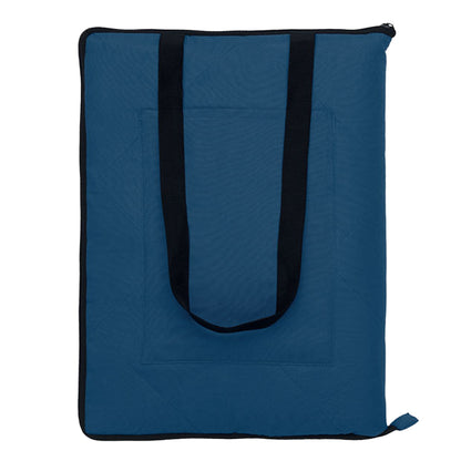 Blue - Back - MidOcean Pacam Foldable Picnic Blanket