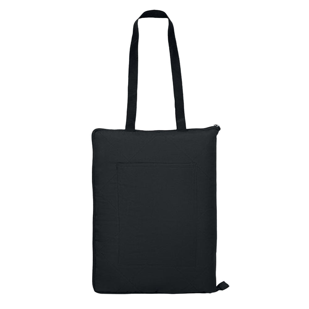 Black - Front - MidOcean Pacam Foldable Picnic Blanket
